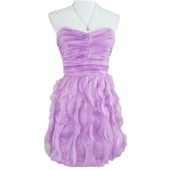 Max and Cleo~Size 8~Dusty Violet DANIELLE Formal Prom Ballon Dress NEW. - Picture 1 of 5